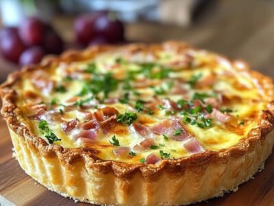 Préparez en un clin d’œil une Quiche Lorraine irrésistible pour régaler vos convives !