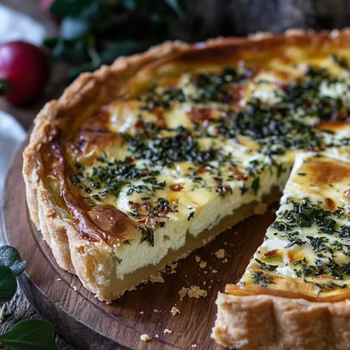 Quiche Poireaux Chèvre