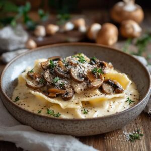 Ravioles Truffe Champignons