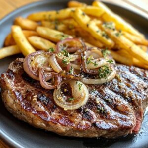 Ribeye Oignons Frites