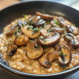 Risotto Crémeux Champignons