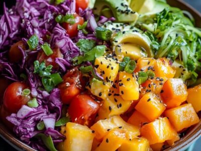 Salade Hawaiienne Époustouflante : Recette Fraîche et Savoureuse pour un Festin Exotique!