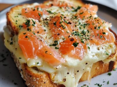 Explosion de saveurs : Croque-Monsieur au Saumon et au Boursin pour un déjeuner gourmand !