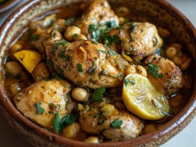 Recette Gourmande de Tajine de Poulet au Citron Confit et Olives : Un Plongeon dans les Saveurs Puissantes de la Cuisine Marocaine !