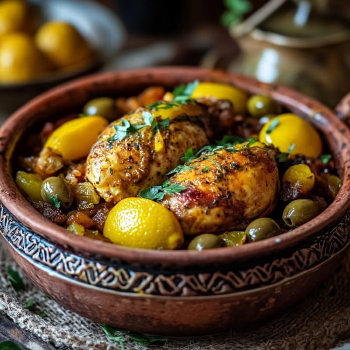 Tajine Poulet Savoureux