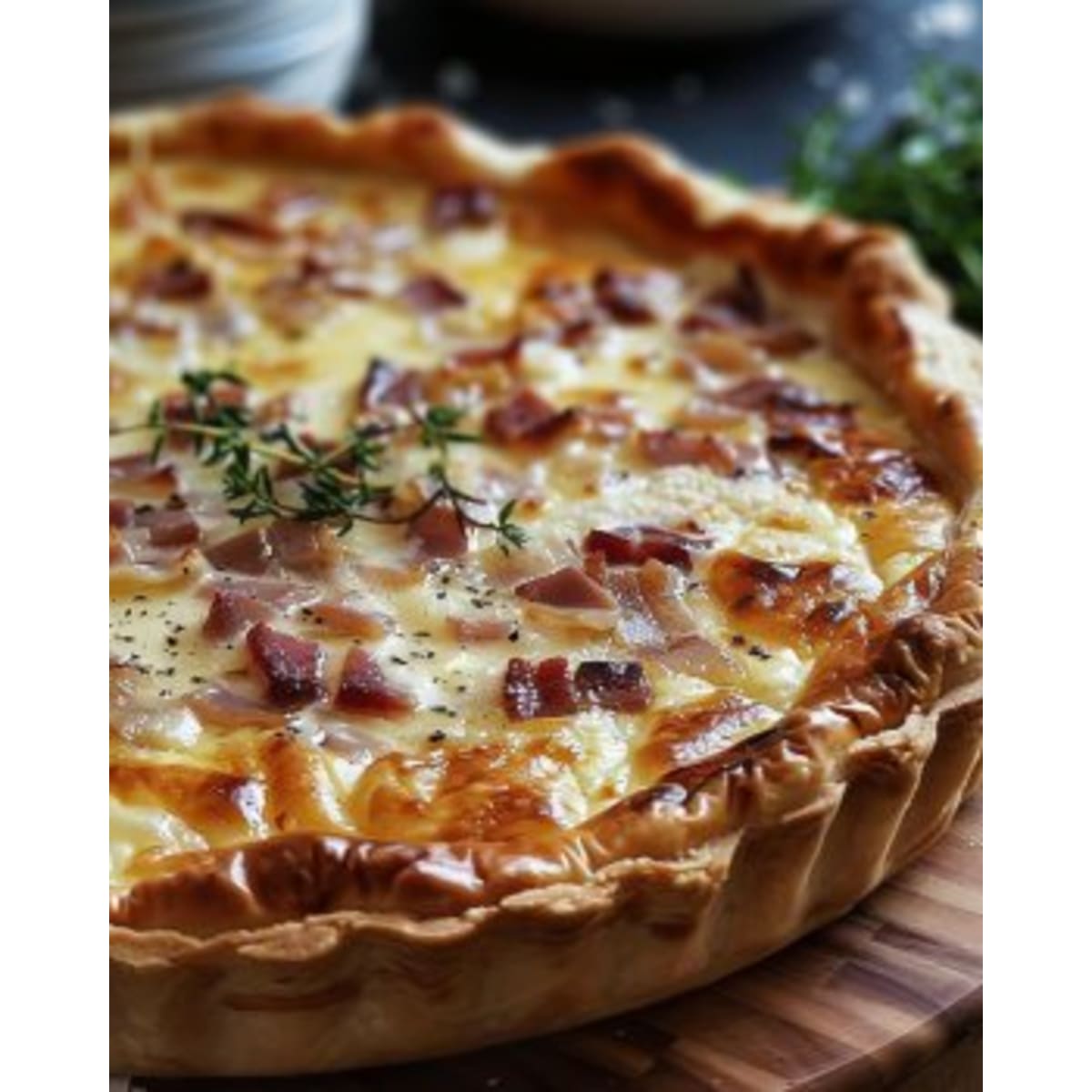 Tarte Camembert Lardons2