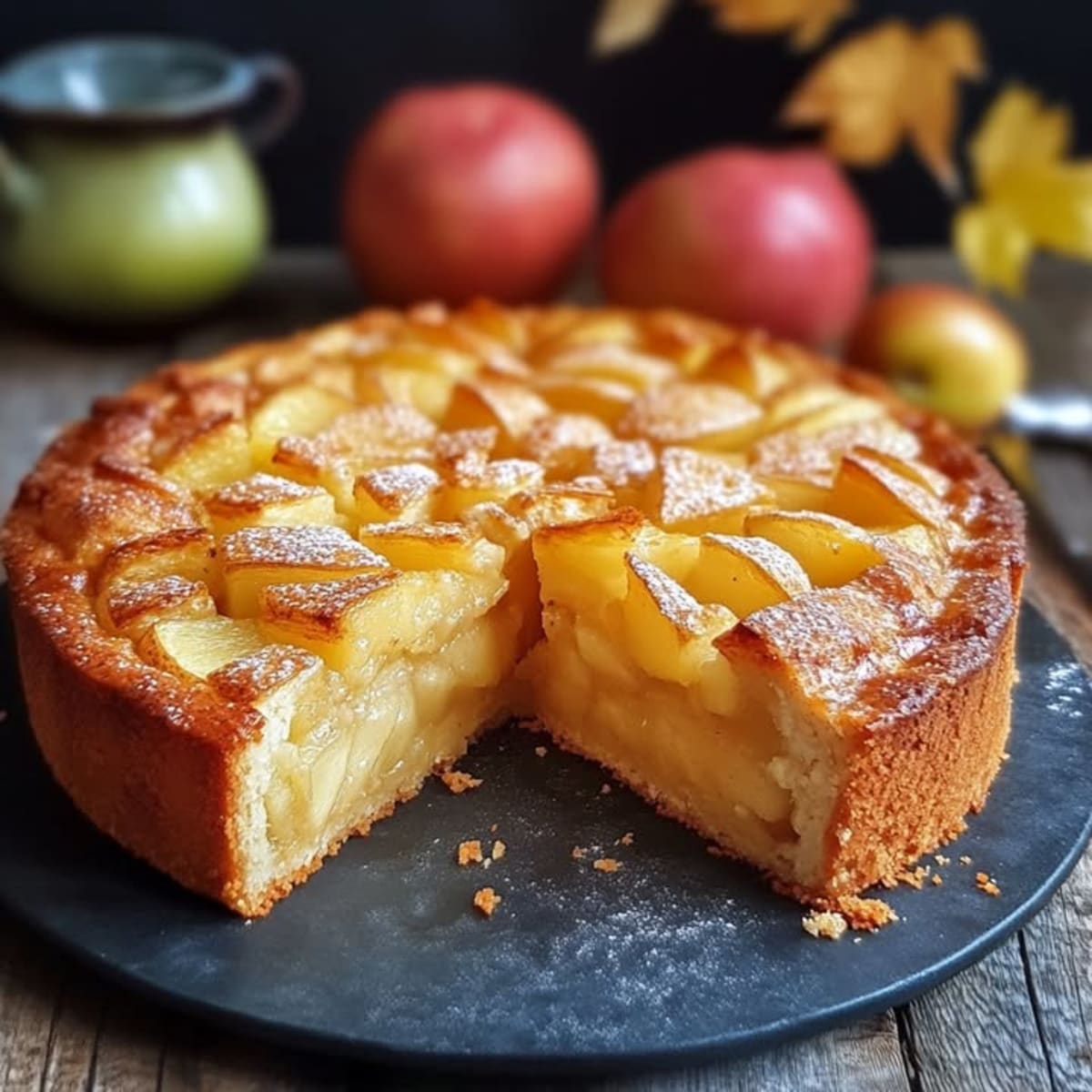 Tarte Pommes Poêlée