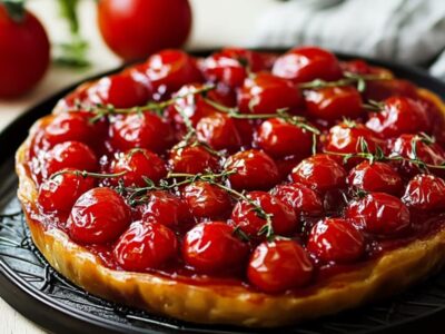 Découvrez la Recette Irrésistible de la Tarte Tatin de Tomates Cerises pour Éblouir vos Invités !