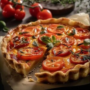 Tarte Tomate Moutarde