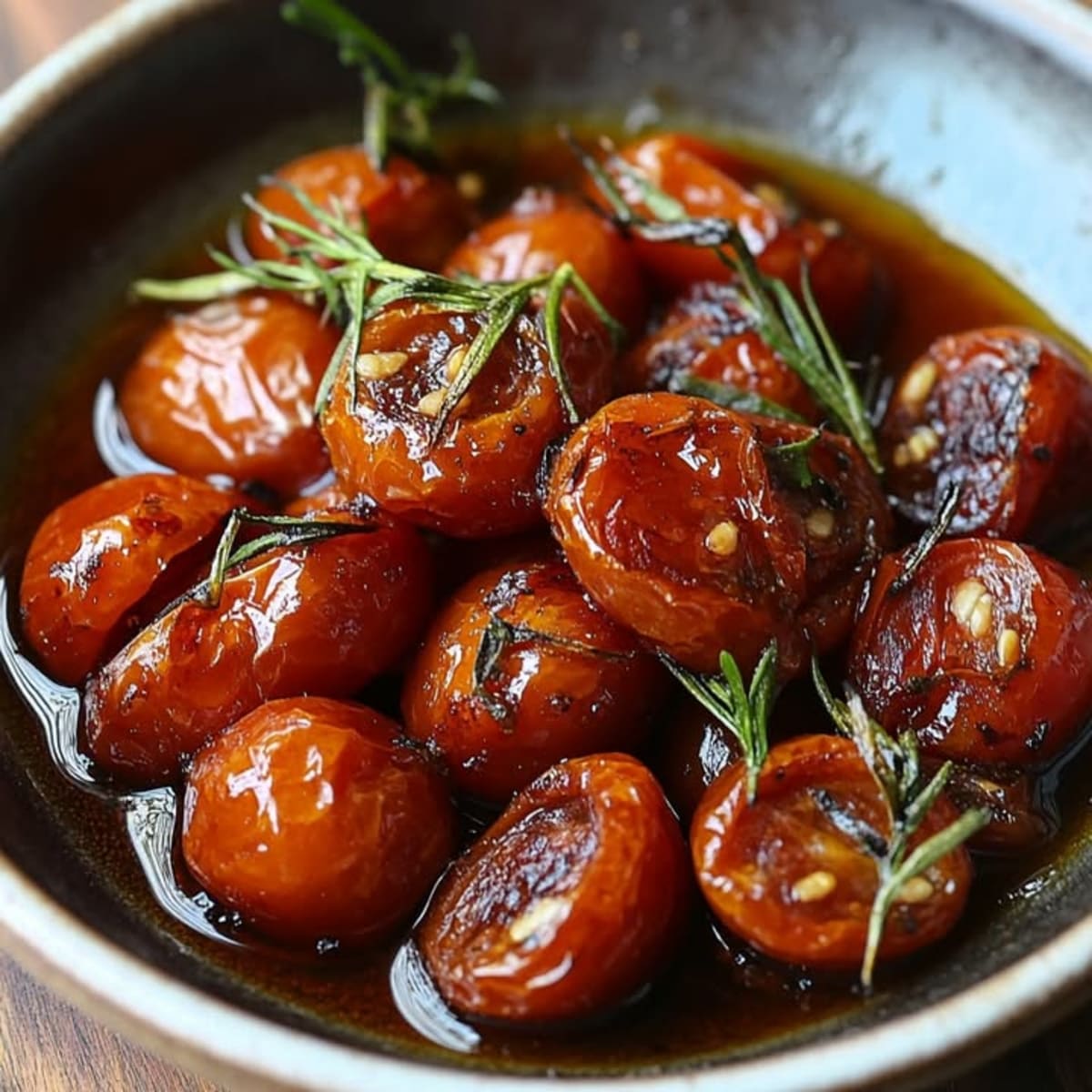 Tomates Caramélisées Romarin