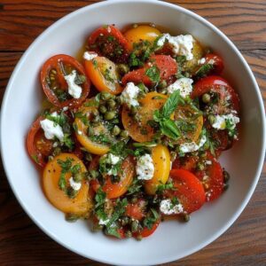 Tomates Chèvre Câpres