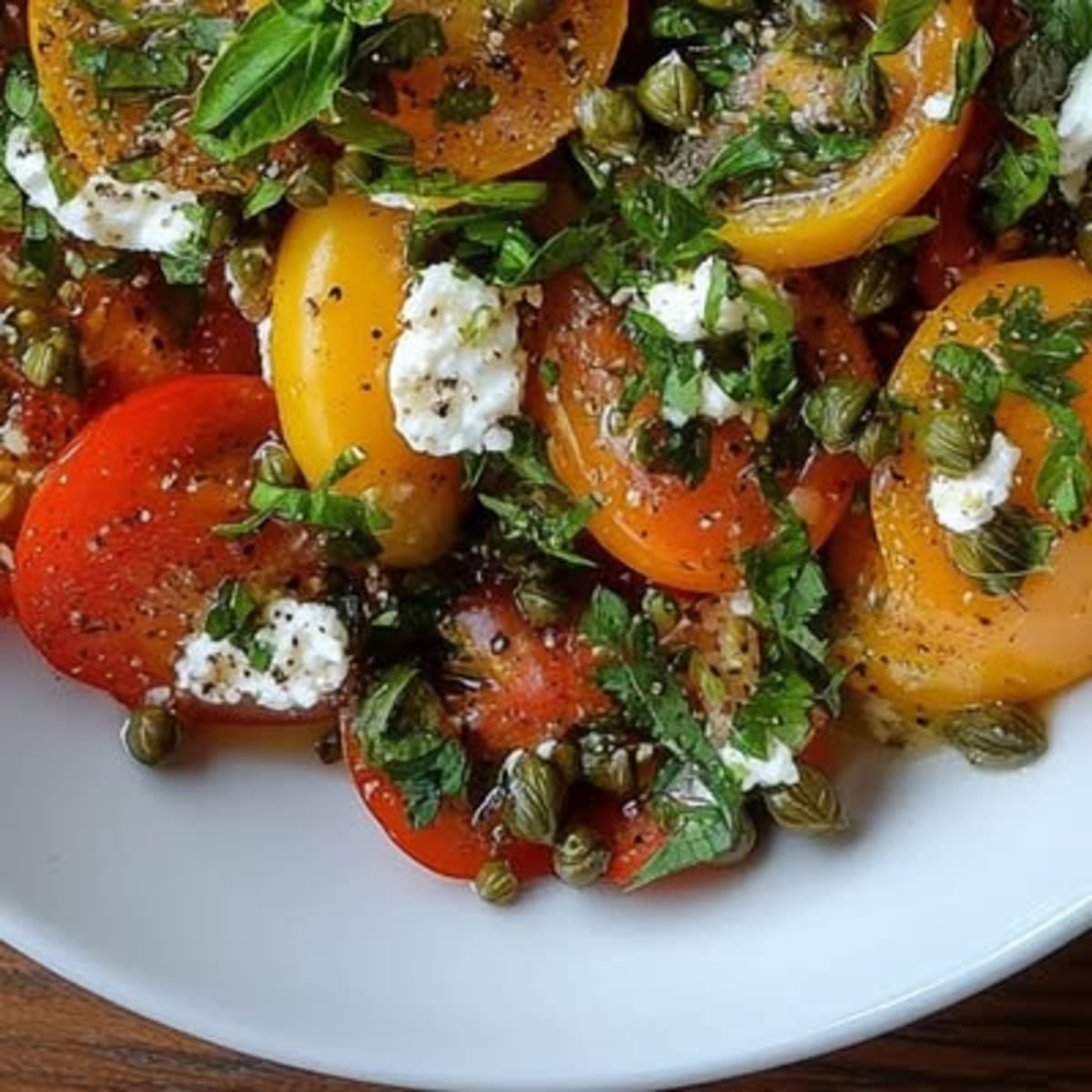 Tomates Chèvre Câpres2