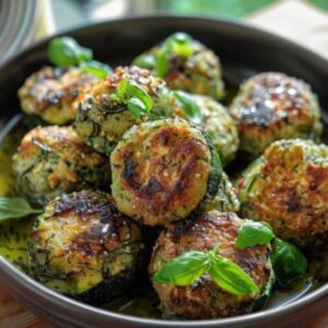 Boulettes Courgettes Croustillantes