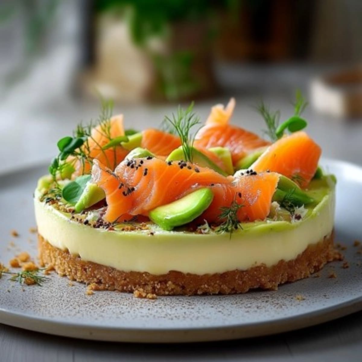 Cheesecake Avocat Saumon