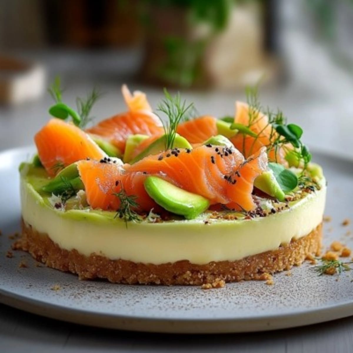 Cheesecake Avocat Saumon2