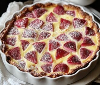 Clafoutis Crémeux à la Rhubarbe : Délice!