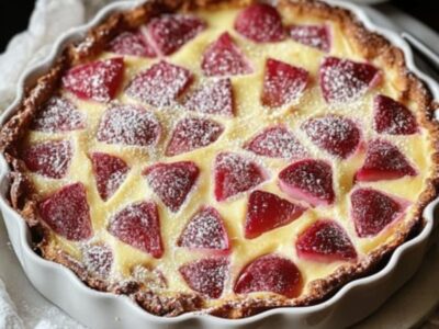 Clafoutis Crémeux à la Rhubarbe : Délice!