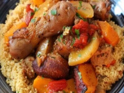 Couscous Magique au Poulet et Merguez