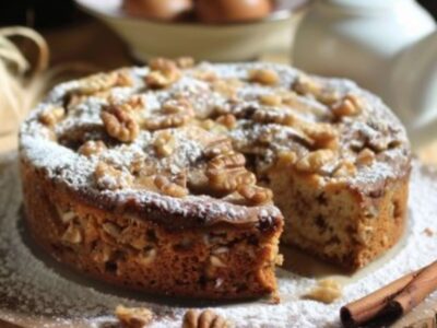 Délectable Gâteau Moelleux aux Noix