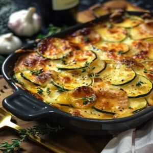 Gratin Courgettes Jambon