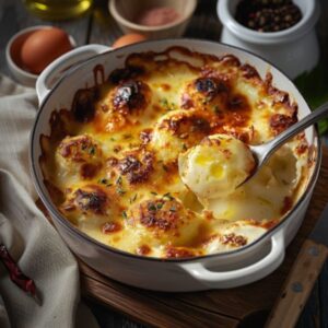 Gratin Œufs Béchamel