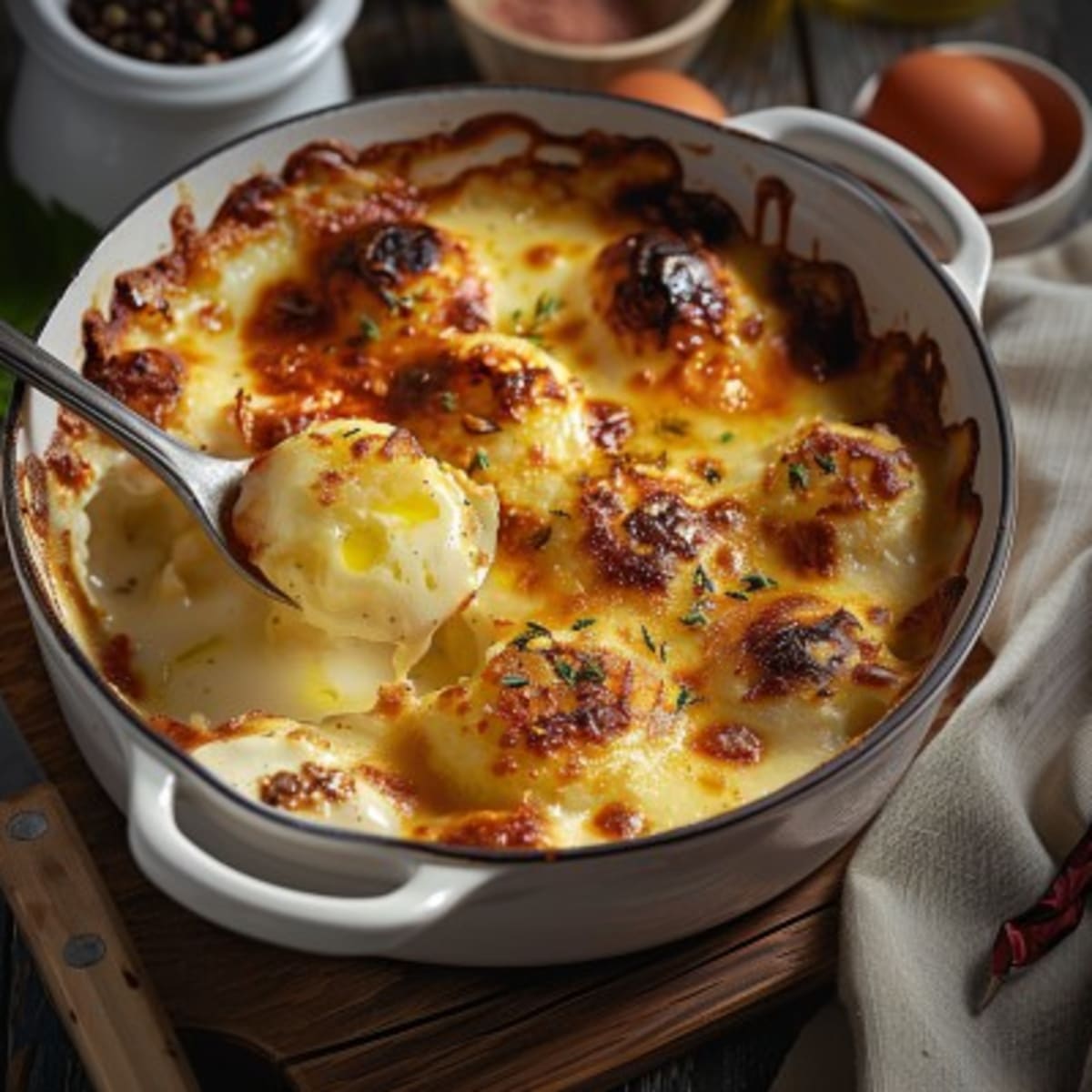 Gratin Œufs Béchamel2