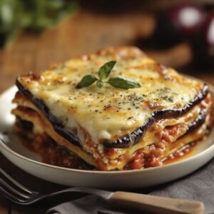 Lasagnes Aubergines Légères