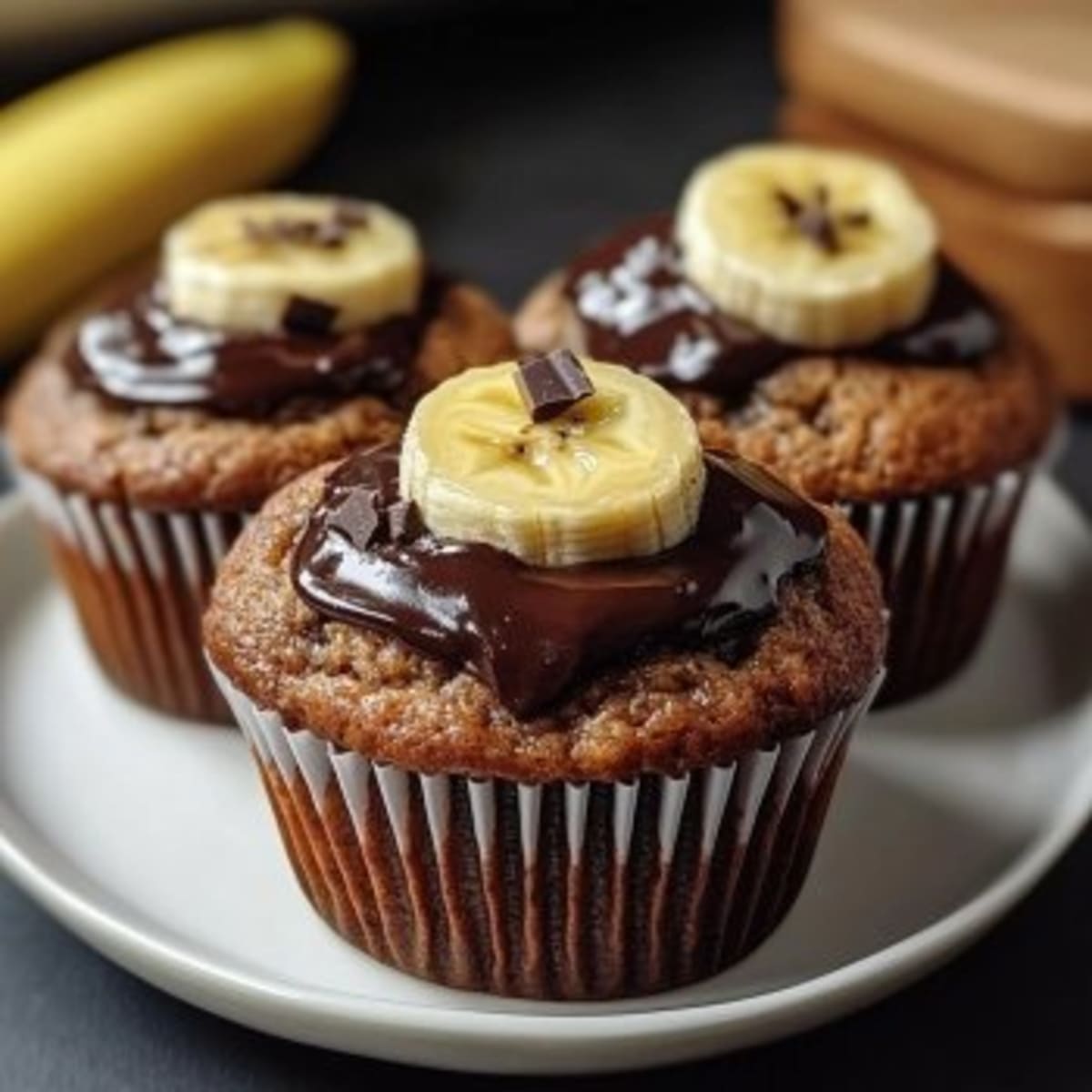 Muffins Bananes Chocolat