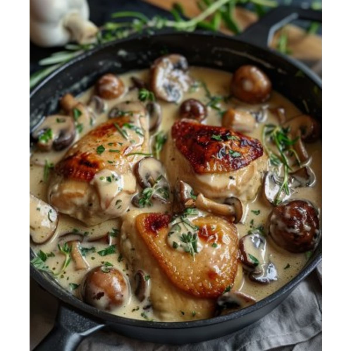 Poulet Crème Champignons2