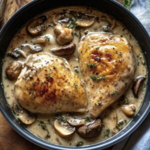 Poulet Porto Champignons