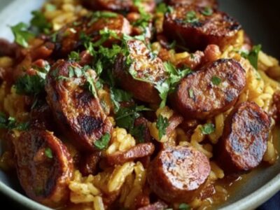 Riz au Chorizo : Explosion de Saveurs!