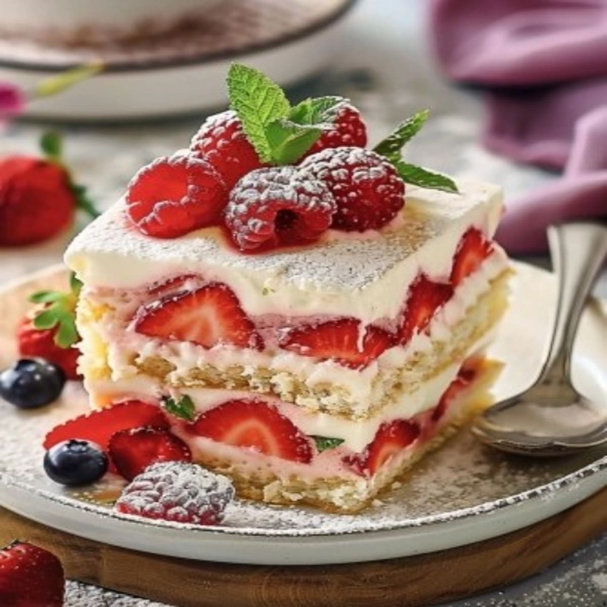 Tiramisu Fraises Crémeux