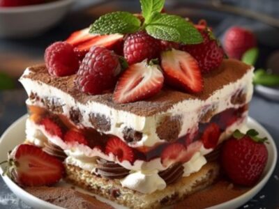 Délicieux Tiramisu aux Fraises : Évasion Gourmande !