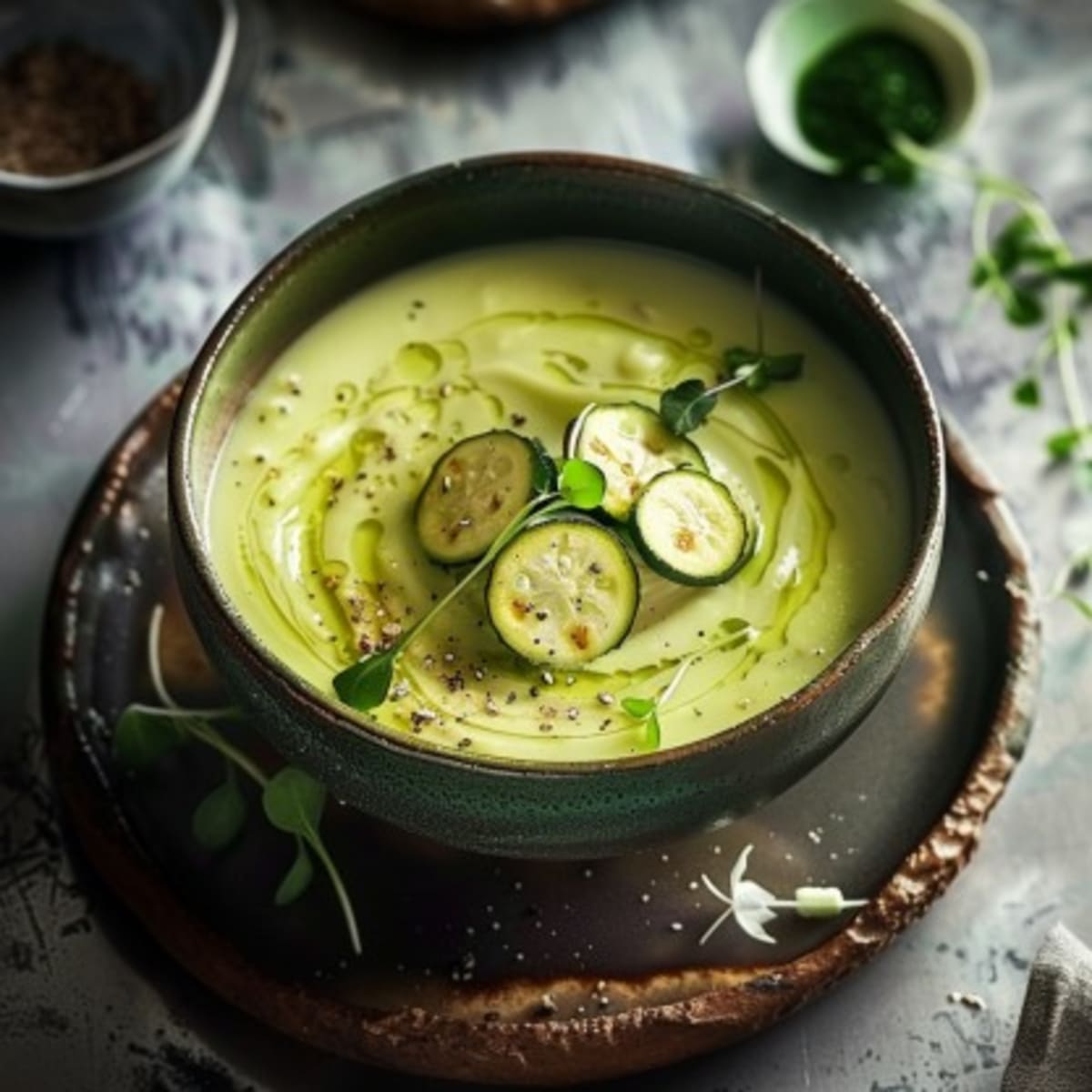 Velouté Courgettes Ail