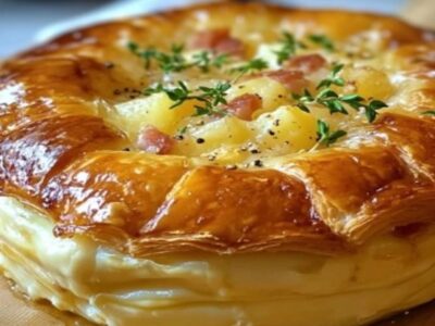 Délicieux Camembert en Croûte Dorée