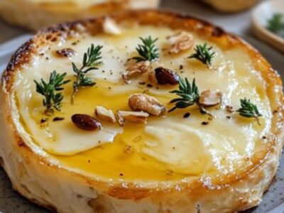 Délicieux Camembert Rôti au Miel Facile