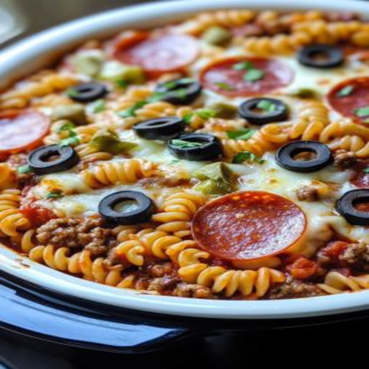 Casserole Pizza Mijoteuse