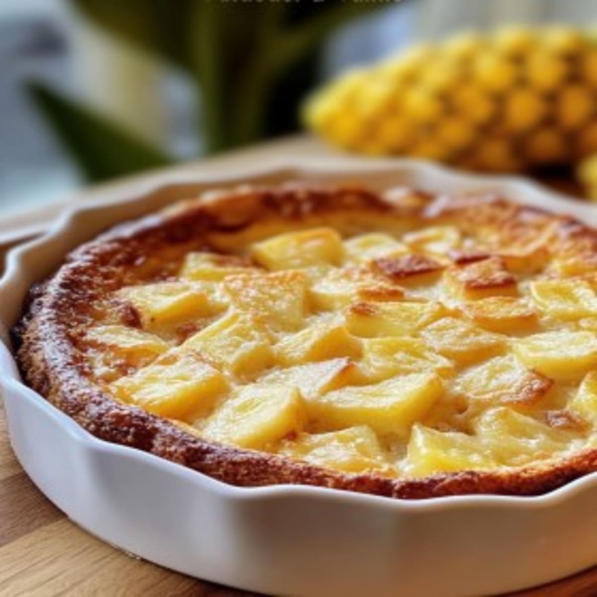 Clafoutis Ananas Vanille