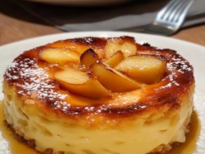 Gâteau Flan aux Pommes : Délice Éblouissant