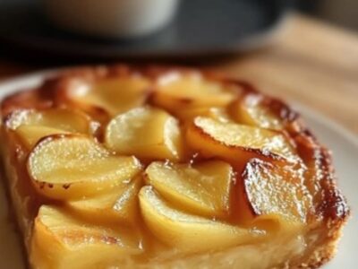 Délicieux Gâteau Flan aux Pommes Fondant