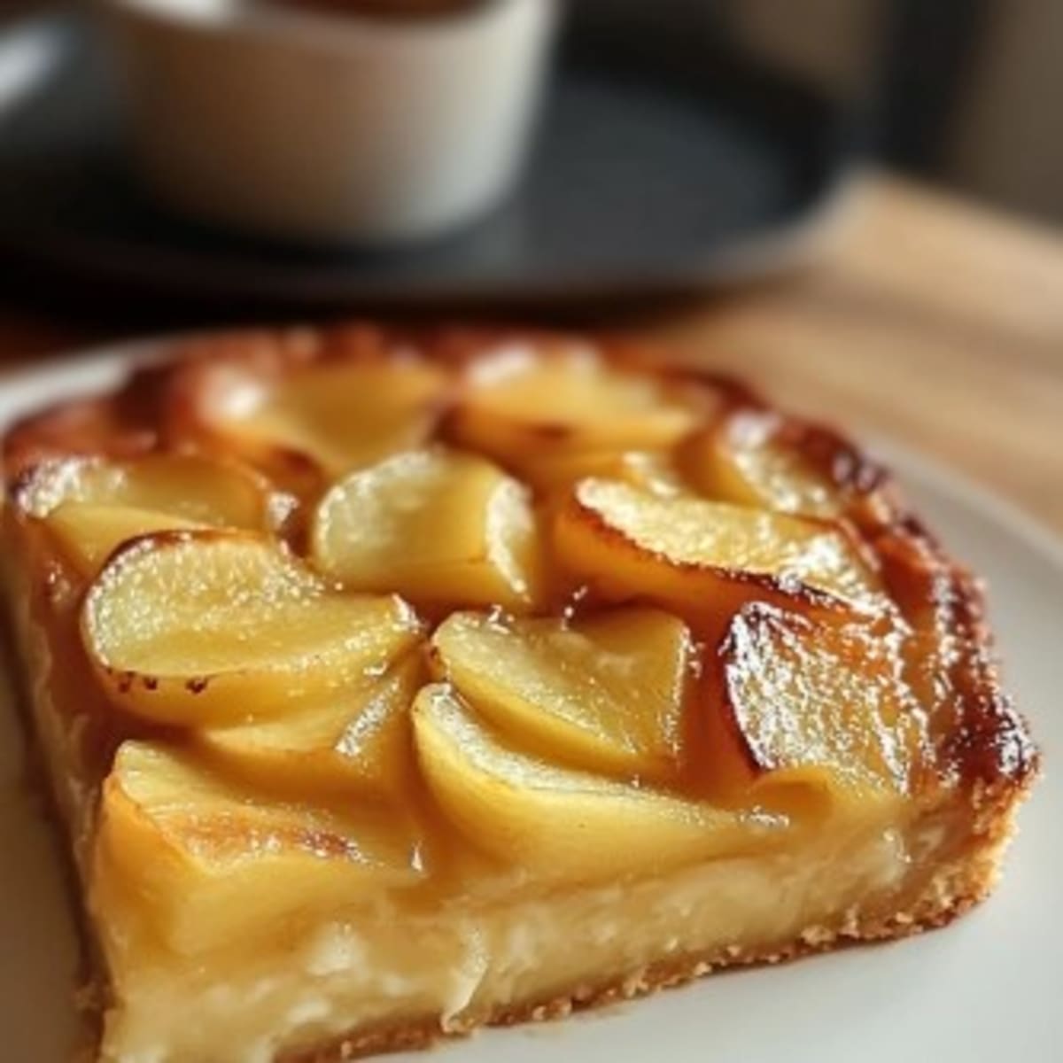 Gâteau Flan Pommes