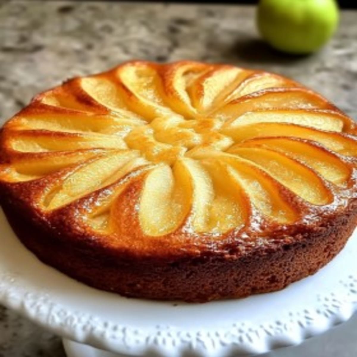 Gâteau Pommes Sain