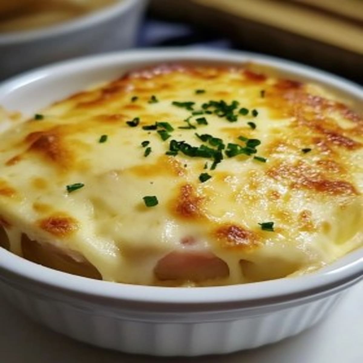 Œufs Jambon Béchamel