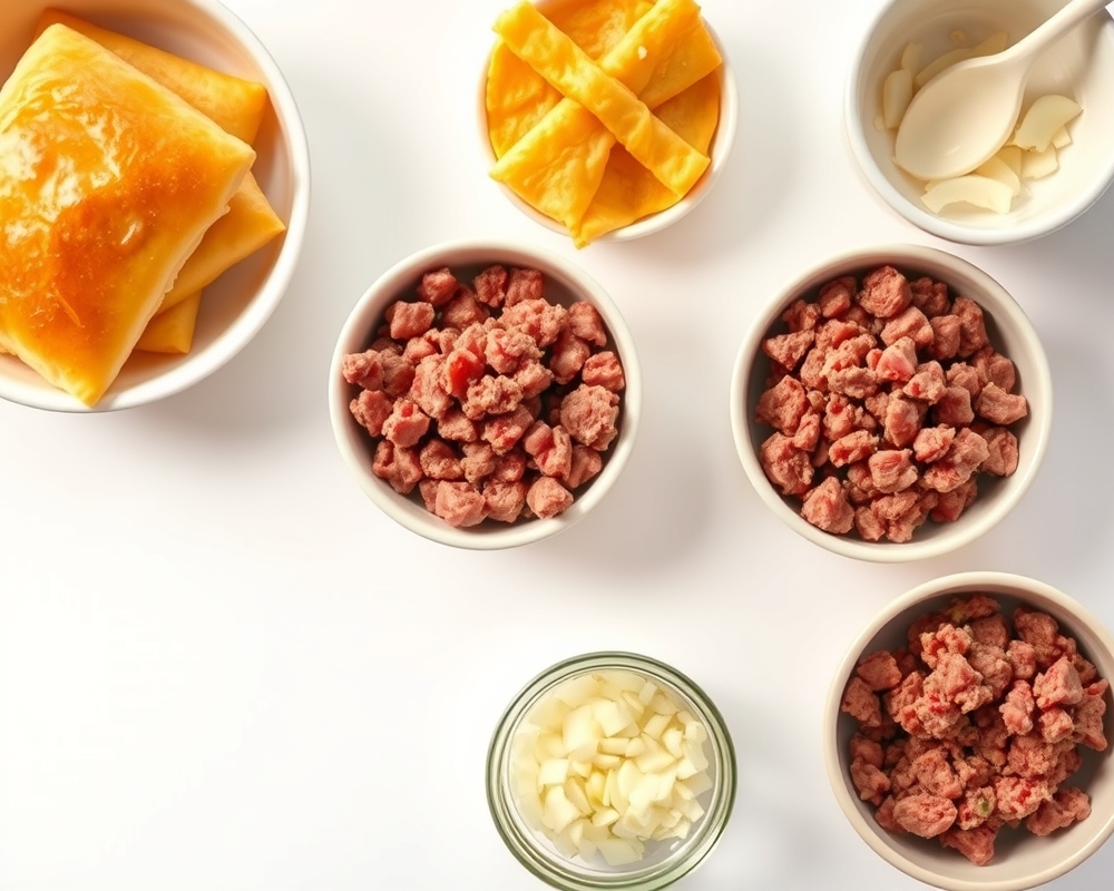 ingredients-de-la-recette-pate-feuillete-savoureux