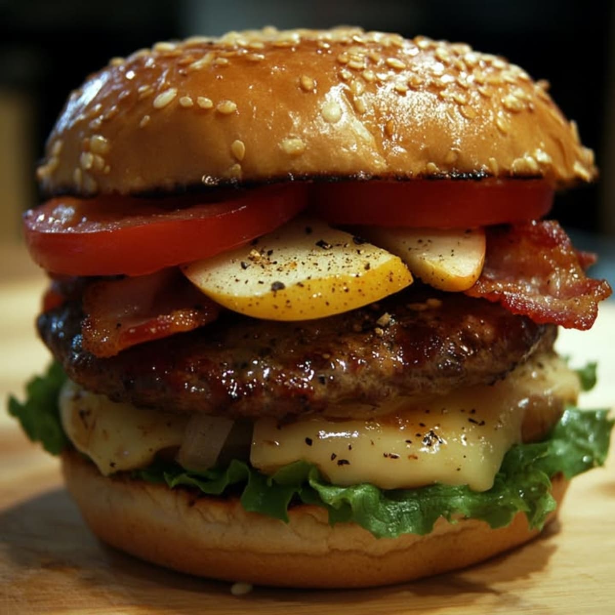 Burger Pomme Bacon