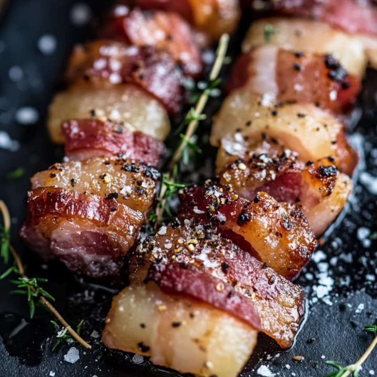 Dattes Bacon Rôti