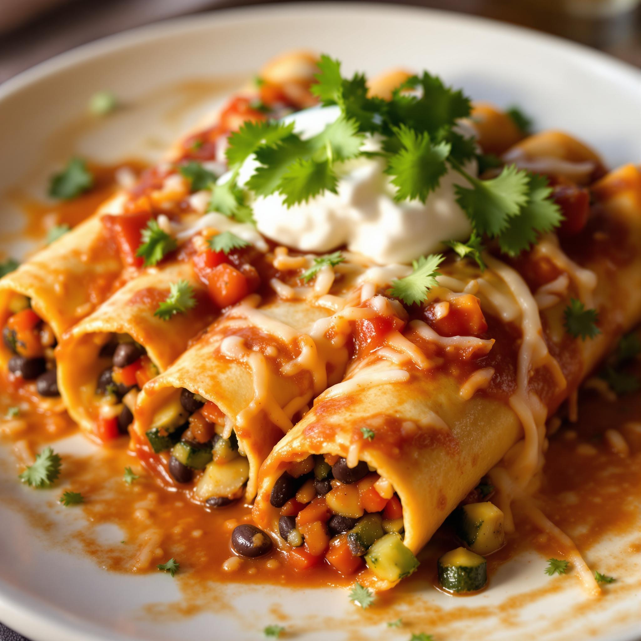 Enchiladas végétariennes