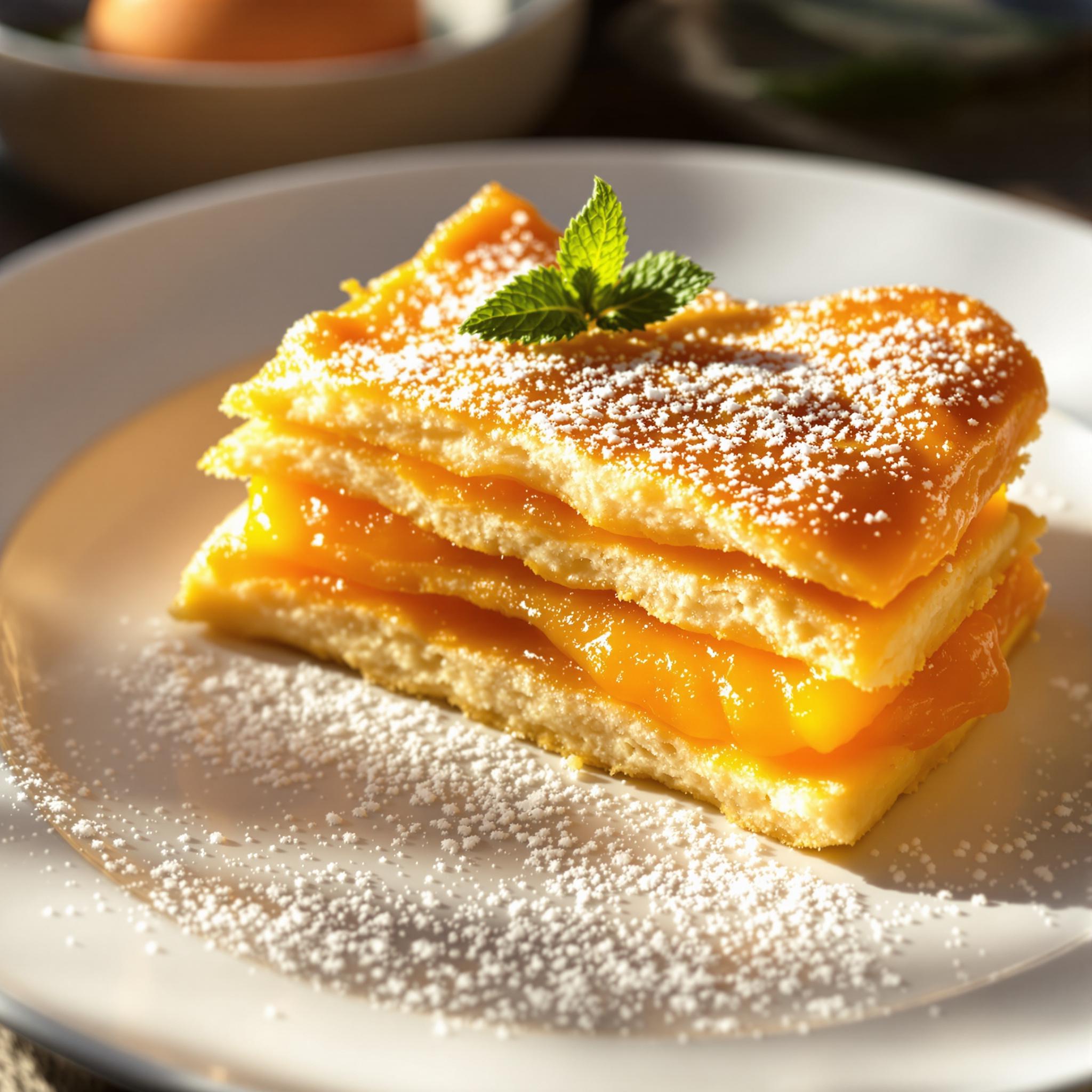 Feuille de marmelade à l'orange