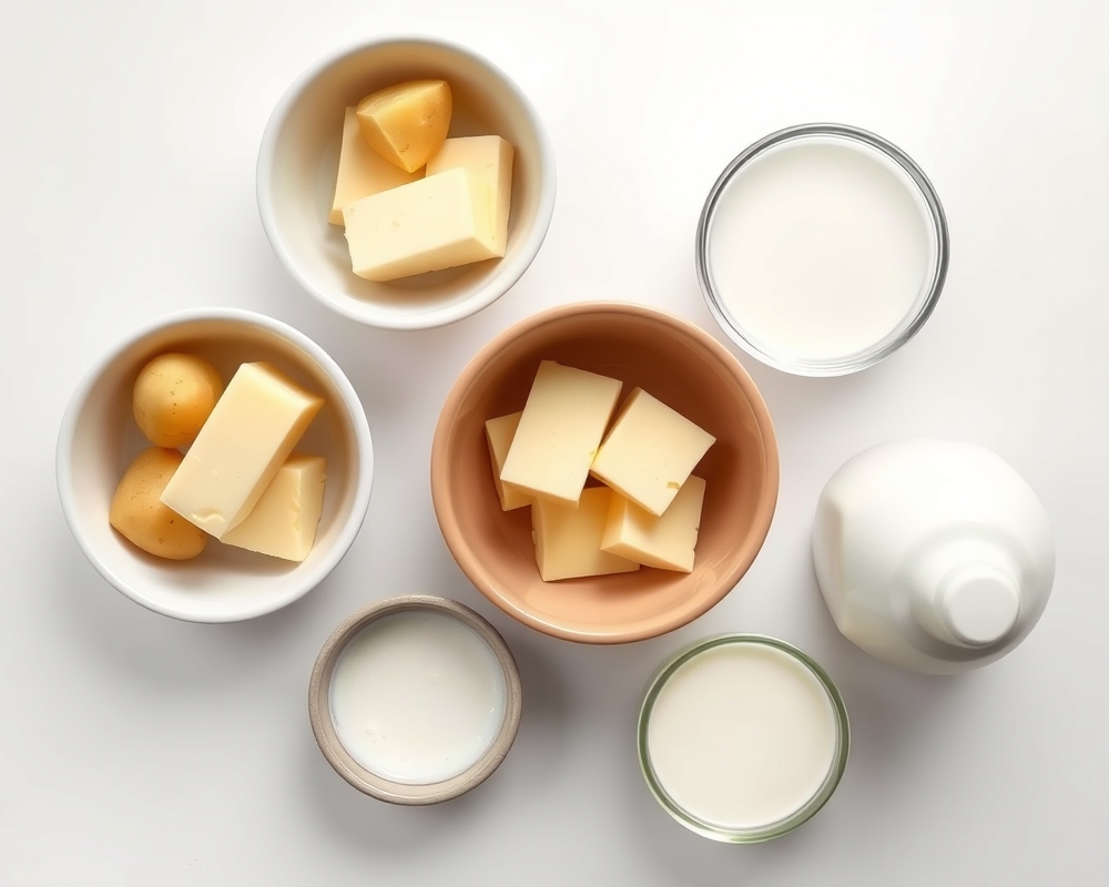 ingredients-de-la-recette-puree-luxe-cremeuse