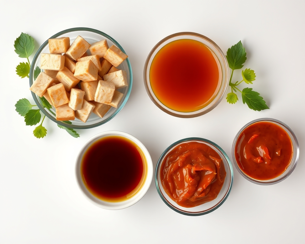 ingredients-de-la-recette-tempeh-bulgogi-epice